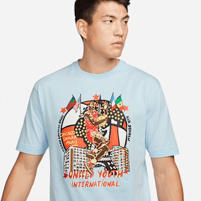 Jordan x Maison Chateau Rouge 男子印花T恤-NIKE 中文官方网站